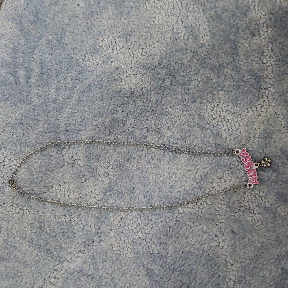Alyssa name necklace